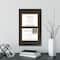 2 Opening 8.5" x 11" Black Document Frame with Double Mat by Studio Décor®